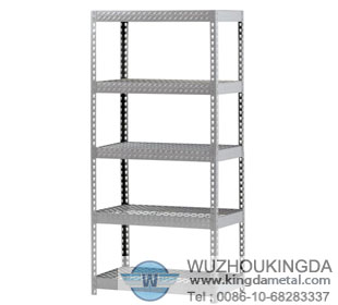 Heavy duty metal shelving