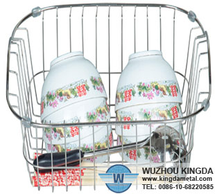 In sink dish rack