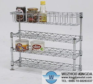 kitchen storage shelf rack