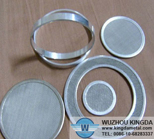 Mesh film filter discs