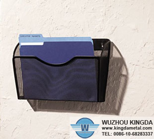 Mesh wall letter file
