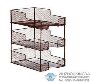 Metal desk tidy