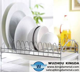 Metal kitchen <a href='http://www.kingdametal.com' target='_blank' class='fontb'>dish drainer</a>