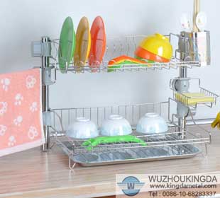 Metal plate rack