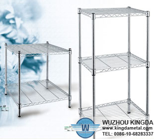 Metal rack shelving