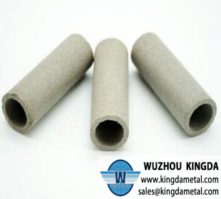 Metal sintered powder tube