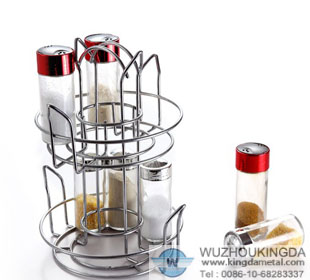 Metal spice rack
