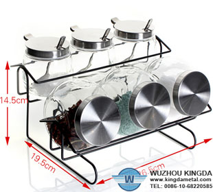 Metal spice racks
