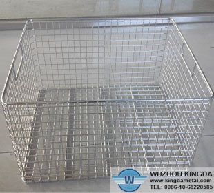 Metal storage baskets