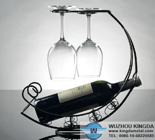 Metal wine racks