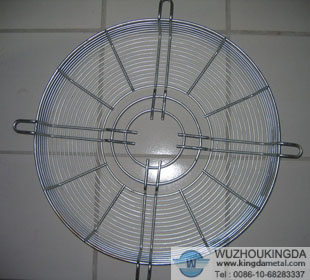 Metal wire mesh fan guard