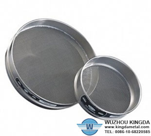 Metal woven cloth mesh sieve