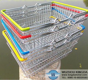 Mini wire shopping baskets