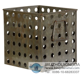 Perforated mesh basket