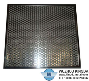 Perforated metal grease filter