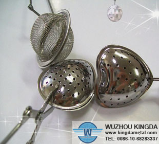 Progressive stainless steel mesh tea ball