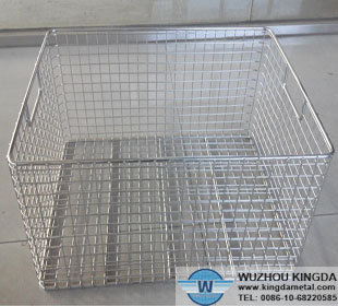 Rectangle stainless steel wire basket