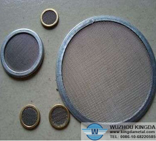 Round filter screens