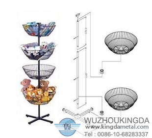 Round wire racks