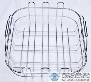 Sink Rinse Basket Kitchen Dish Basket Wuzhou Kingda Wire