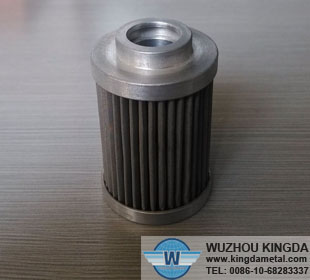 Small steel filter cartridge