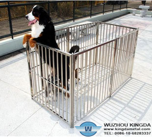 Stainless steel dog cages