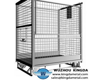 Stainless animal cage element