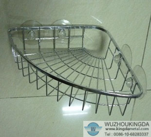 Stainless bathroom corner rack