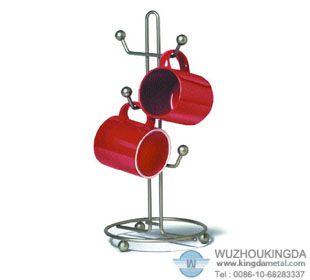 Stainless cup rack