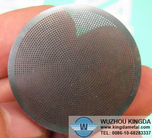Stainless earphone etching mesh