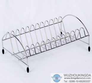 Stainless kitchen storage rack