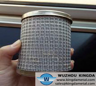 Stainless mesh filter tube