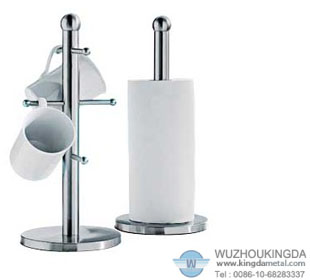 Stainless mug holder tree