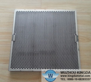 Stainless perforated grease filter