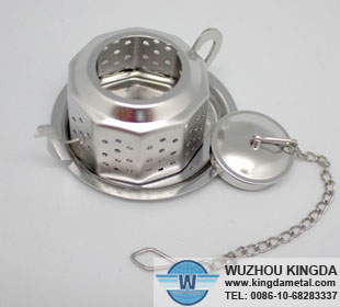 Stainless perforated tea ball