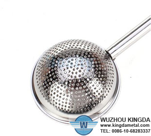 Stainless perforated tea infuser