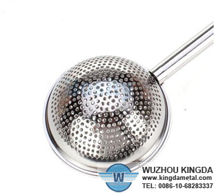 Stainless perforated tea infuser