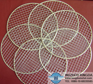 Stainless steel barbecue grill wire mesh net