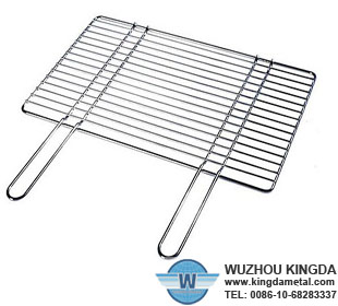 Stainless steel barbecue grill rack