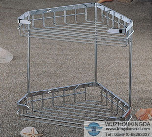 Stainless steel corner rack