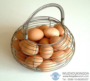 Stainless steel egg basket