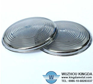 Stainless steel etched grill mesh