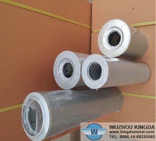 Stainless steel liquid filter element