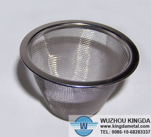 Stainless steel mesh tea strainer basket