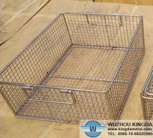 Stainless steel metal baskets