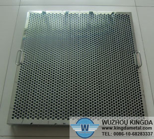 Stainless steel perforated grease filter