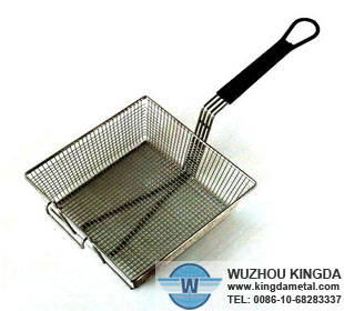 Stainless steel square fry basket