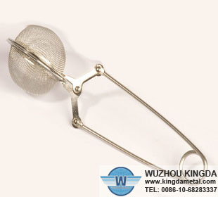 Stainless steel tea ball infuser with handle