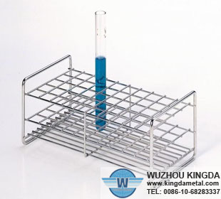 Stainless steel test tube rack