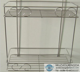 Stainless steel wall rack
